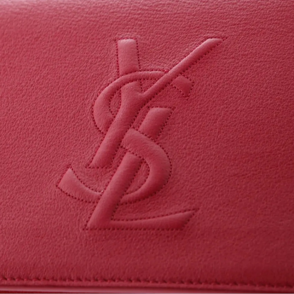 Yves Saint Laurent Leather Clutch Bag - Picture 3 of 9